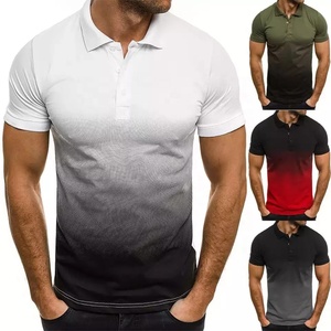 Chemise à manches courtes en tricot imprimé anti-rides pour homme OEM, haute qualité avec motifs imprimés uniques - Product Image 5
