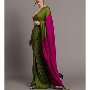 Saree de diseño único para mujer con elegante blusa a juego de tela bordada personalizada para bodas funciones formales fiestas - Product Image 6