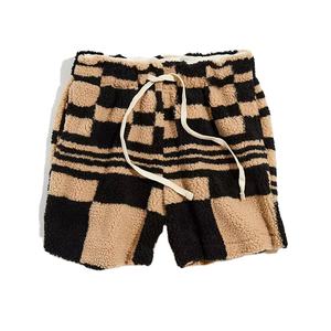 Shorts décontractés en molleton pour homme OEM, coupe ample, style streetwear hip-hop, tissé 100 % coton, avec cordon de serrage avant, imperméable - Product Image 1