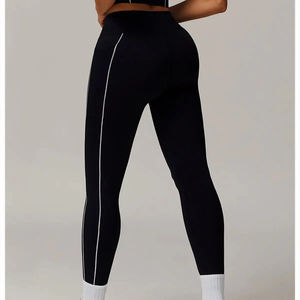 Women's Gym High Waist Yoga Pants Slim Fitness Workout Training Running <b>Leggings</b> Quick Dry Jogging Pant for Workout - Product Image 6