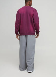 Sweat-shirt à capuche surdimensionné pour homme en coton 100% de luxe, lavage à la vapeur personnalisé, streetwear, sweat-shirt en coton mélangé basique - Product Image 5