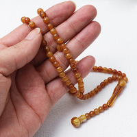 Vente flash : 99 perles en acrylique, chapelet islamique, tasbih, chapelet, accessoires de prière musulmans unisexes