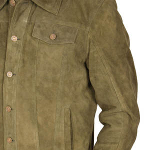 Veste Denim Style High Street pour Homme, Fermeture à Glissière, Bouton, Hiver, Snowboard, 100% Coton, Imperméable, Respirant - Product Image 4