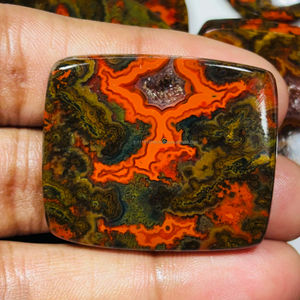 100% naturel marocain mer Agate Cabochon mélange forme et taille pierres précieuses en vrac pour la fabrication de bijoux prix de gros - Product Image 4