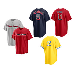 Conjunto Deportivo Unisex de Jersey de Béisbol Transpirable de Secado Rápido 100% Poliéster, Tallas Grandes, Diseño Estampado con Detalles de Cuentas para Adultos - Product Image 5