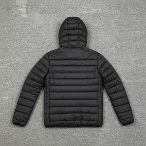 Custom made Men's <b>Winter</b> Puffer Jacket Canvas Waterproof Breathable Hooded Zipper Closure Outdoor Casual Wear High Street Style - Product Image 6