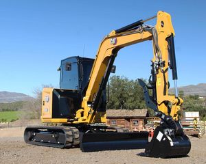 Approvisionnement direct usine pour une pelle sur chenilles Caterpillar 305 CR jaune, économique, équipement de construction robuste - Product Image 4