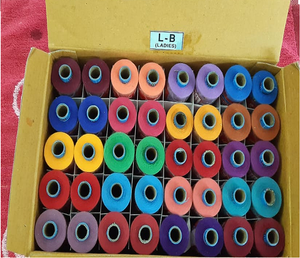 Hilo de coser de poliéster hilado de grado industrial hilo fuerte suave duradero para confección de tapicería de producción textil portátil - Product Image 4