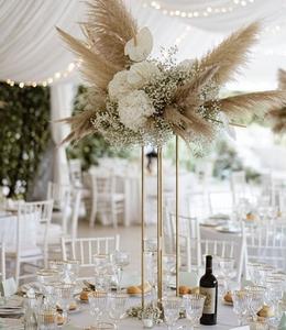 Pièce maîtresse de mariage en fer de qualité supérieure pour un style de table de banquet de réception d'inspiration rustique et vintage - Product Image 3