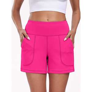 Ropa deportiva Active Fitness Pantalones cortos para mujer Correr Entrenamiento Ciclismo Ropa deportiva Moda Gimnasio Cintura alta Ropa de yoga Pantalones cortos para mujer - Product Image 2