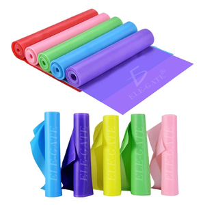Fasce Elastiche Professionali di Grado Clinico, Alta Resistenza in TPE e Lattice, Accessori da Palestra Stampati per Allenamento Domestico Portatile - Product Image 2