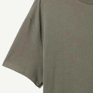 Meilleure qualité unisexe 100% coton biologique T-Shirt Vintage impression vierge goutte épaule poids lourd Design Logo respirant Jersey pour - Product Image 5