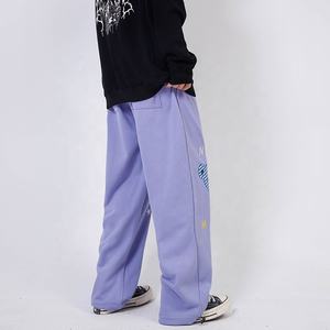 Pantalon homme Streetwear jambe droite pantalon de survêtement personnalisé unisexe surdimensionné pantalon de survêtement garçon appliques broderie pantalon 2025 - Product Image 6