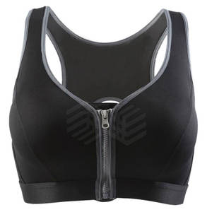 Sujetador deportivo personalizado de alta calidad para mujer con alto soporte de secado rápido transpirable a prueba de viento y características ecológicas para gimnasio Fitness - Product Image 1