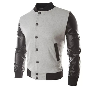 Veste en cuir universitaire pour hommes Nouveau design Fabricant de vêtements personnalisés de style 2025 Vestes pour hommes - Product Image 1