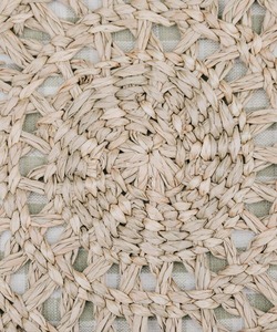 Mantel Individual de algas marinas tejido redondo Productos ecológicos Hecho en Vietnam Mantel Decoración de mesa al por mayor - Product Image 2