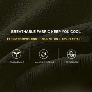 กางเกงลำลองผู้ชายรุ่นใหม่ล่าสุดปี 2024 คุณภาพดีเยี่ยม เหมาะสำหรับทำงานกลางแจ้ง แห้งเร็ว สีพื้น ผ้าไม่ทอคุณภาพสูง - Product Image 6