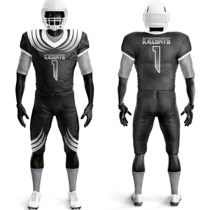 Uniforme de Fútbol Americano Personalizado Unisex de Poliéster Transpirable de Secado Rápido, Tallas Grandes, Bajo MOQ, Mejor Precio - Product Image 4