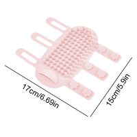 Réglable Silicone Chat Visage Grattoir Toiletteur Chatouillement Toilettage Peigne Pet Brosse Coin Pour Massage Table Jambes Escalade Cadre