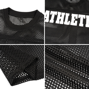 Maillot de football en maille personnalisé pour le basket-ball de football américain maillot de sublimation maillots respirants personnalisés à impression complète vente en gros - Product Image 4