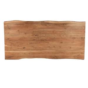 Modern Industrial Dining <b>Table</b> Solid Mango Wood Rectangle Top <b>Black</b> Metal <b>Legs</b> Dining Room Sets Home/Living/Workshop Use - Product Image 4