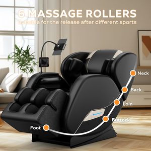 Intelligent Voice Controlled Voice Massage <b>Chair</b> Space Capsule Fully Body Fitting, Small Sized Multi Functional with High - Product Image 3