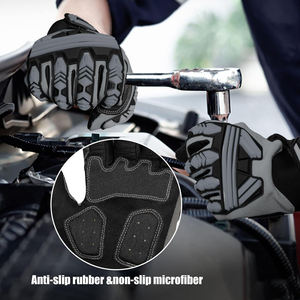 Gants de mécanicien en cuir de coton de haute qualité Protection contre les chocs TPR Gants de sécurité pour conducteurs industriels robustes - Product Image 6