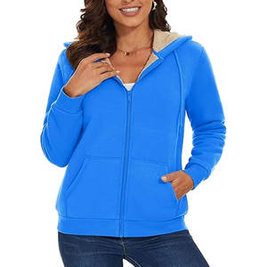 Women's Winter Athletic <b>Fleece</b> <b>Hoodie</b> Sporty Warm Breathable Eco-Friendly Front Logo Casual Pullover - Product Image 6