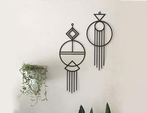 Tenture murale unique en bois avec motif géométrique parfaite pour les espaces de vie contemporains et les maisons modernes élégantes - Product Image 6
