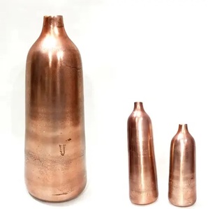 Maceta de Interior Ligera y Ecológica con Diseño de Hojas Nuevas, Florero de Aluminio de Alta Calidad, Tamaño y Forma Personalizados para el Hogar - Product Image 2