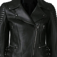 Chaqueta de Cuero Reversible para Mujer, Nueva Colección, Alta Calidad, Transpirable, con Técnica de Tejido Estampado, Diseño Sólido, Talla Grande