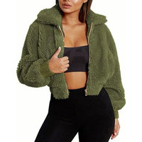 Veste Courte Femme en Fausse Fourrure de Renard 2025 – Imperméable, Chaude et Douillette pour l'Hiver – Vente en Gros