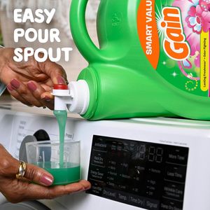 Gain Liquid Laundry Detergent, Spring Daydream <b>Scent</b>, 154 fl oz,107 loads Freshness Odor Fighting, Laundry Detergent Liquid <b>Soap</b> - Product Image 3