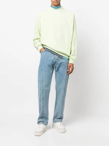 OEM de alta calidad Boxy Fit Streetwear sudadera Heavyweight Fleece Mock Neck Oversized Casual hombres sudadera - Product Image 2