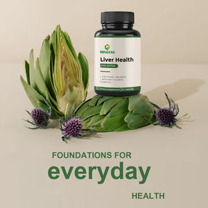 Bantuan hati tingkat lanjut | Milk Thistle, <span class=keywords><strong>Choline</strong></span> & Detox Blend | 60 Kapsul untuk membersihkan & kesehatan pencernaan - Product Image 3