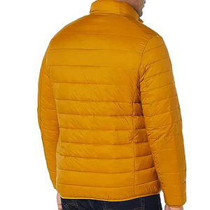 Chaqueta de invierno informal de diseñador personalizado para hombre 100% abrigo de burbuja de poliéster acolchado con capucha ropa de hombre - Product Image 4