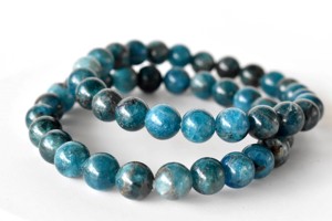 Direct Factory Price 8mm Apatite Round Gemstone Beaded <b>Bracelet</b> High Quality Wholesale Supply Blue Color <b>Healing</b> Crystals - Product Image 3