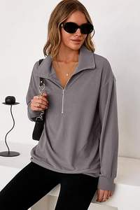 Sweat-shirt à la mode pour femmes design doux et extensible pour des looks décontractés modernes - Product Image 2