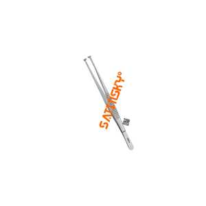 Pinzas para tejidos SATINSKY Atraumatic DE BAKEY de 16 cm, acero inoxidable, agarre manual moleteado, certificación CE, clase III, instrumento dental - Product Image 4