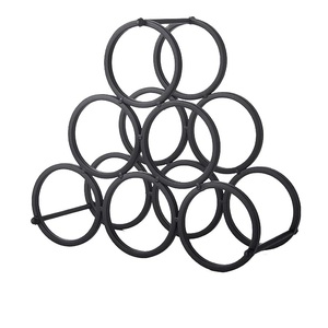 Soporte de Alambre Metálico para Botellas, Organizador de Botellas de Vino para Cocina, 6 Botellas, Soporte para Botellas de Champán - Product Image 6