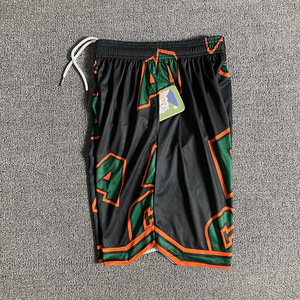 กางเกงขาสั้นบาสเก็ตบอลสำหรับผู้ชายไซส์ใหญ่พิเศษพิมพ์ลายตาข่ายระบายอากาศได้โลโก้ตามสั่งฤดูร้อน - Product Image 3