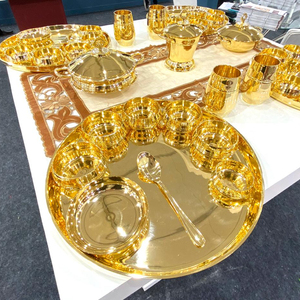 Ensemble exclusif king en cuivre de qualité supérieure, pour la maison, les hôtels et les restaurants, ensemble de Thali avec king international de haute qualité - Product Image 4