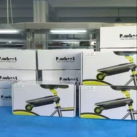 Moteur d'assistance électrique rechargeable pour vélo de route, pour la modification de vélos de ville et de montagne, avec fonction de propulsion autonome et d'économie d'effort
