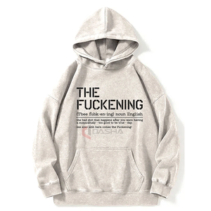 เสื้อฮู้ดซิปผู้ชายไซส์ใหญ่ ผ้าคอตตอนหนา 100% สไตล์สตรีทแวร์ วินเทจ ล้างสีแบบแอซิดวอช ลายพิมพ์แบบดิสเทรส รับทำโลโก้ตามสั่ง ขายส่ง OEM - Product Image 1