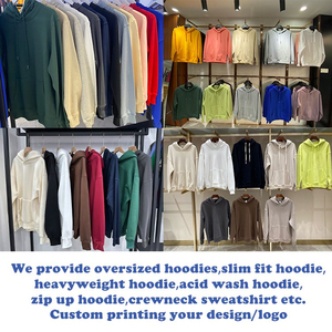 Wholesale Bulk High Quality Custom Print Eco-Friendly Breathable <b>100</b>% Spandex/<b>Polyester</b> Heavyweight Winter Oversized Streetwear - Product Image 5