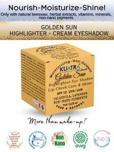 Golden Sun - Iluminador Herbal Luminoso de 7 ml, Crema Hidratante Natural Antioxidante Multiusos, Barra Iluminadora para Rostro, Ojos, Labios, Todo Tipo de Piel - Product Image 3