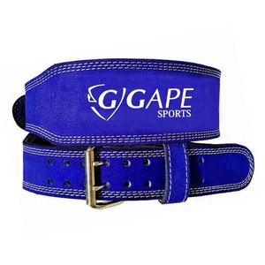 High Quality Custom Logo Cowhide <b>Weight</b> Lifting Power Belt Men's & Women's Fitness <b>Training</b> Squat & Deadlifting Durable Buckle - Product Image 5