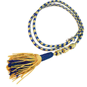 Exquisito cordón cruzado pectoral para vestimentas litúrgicas con borla con flecos en color y longitud personalizados a la venta - Product Image 4