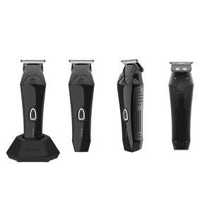 Tondeuse à cheveux sans fil professionnelle, poignées antidérapantes, faible bruit, 3 couvercles colorés, coupe à zéro pour tondeuse, acier inoxydable - Product Image 2