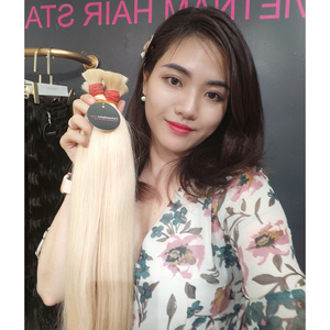 Extensiones de cabello de trama Invisible Genius, cabello humano Remy de grado 12A, todos los colores, extremo completo de Vietnam - Product Image 5
